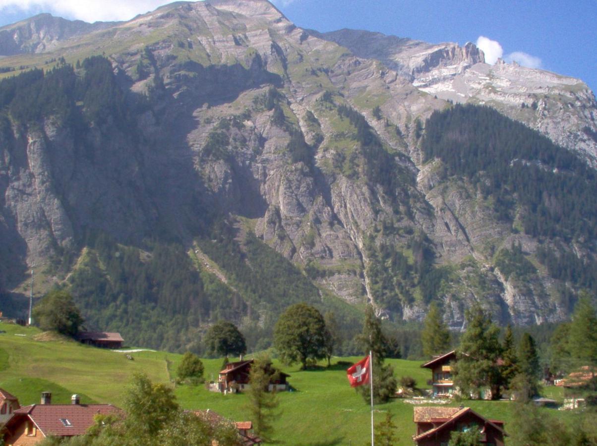 Ferienwohnung Lindenheim Kandersteg Exterior foto